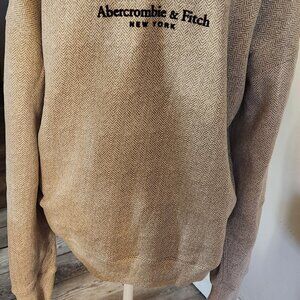 Men's Relaxed Fit Abercrombie & Fitch Fleece Pull Over Sweatshirt - Size M